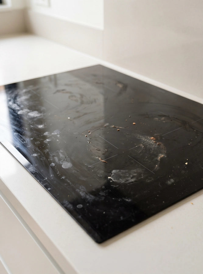 Inductie: Stralend schoon na 1 spraybeurt — voor